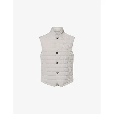 ELEVENTY MENS ELEVENTY SLEEVELESS LIGHTLY-PADDED GILET