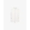 Eleventy Sleeveless Down Vest In White