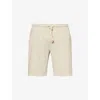 Eleventy Mens Patch-pocket Relaxed-fit Cotton Sweat Shorts Military Green Xxxl In Military Green