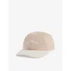 Eleventy Mens Sabbia E Sabbia Leather-peak Brand-embroidery Cotton Baseball Cap