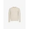 Eleventy Mens Sand Crewneck Long-sleeve Wool Knitted Jumper Xl In Neutral