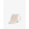Eleventy Mens White And Beige Harringbone Cashmere Tie In Multi
