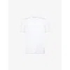 Eleventy Round Neck Short Sleeve T-shirt In White