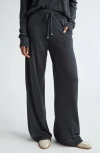 Eleventy Merino Wool Drawstring Pants In 15 Smoke Grey