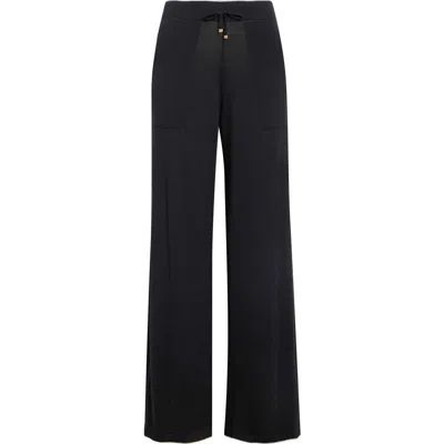 Eleventy Merino Wool Sweater Pants In Blue