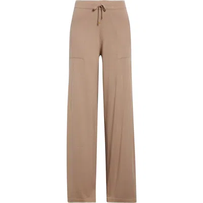 Eleventy Merino Wool Sweater Pants In Brown