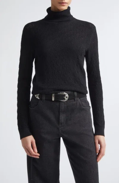 Eleventy Merino Wool Turtleneck Sweater In Black