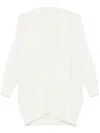 Eleventy Metallic-threading Cardigan In Neutrals