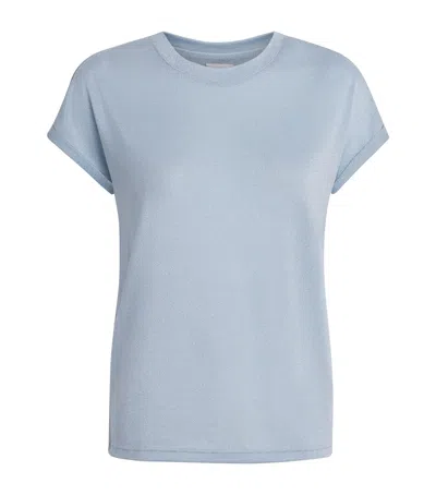 Eleventy Metallic T-shirt In Blue