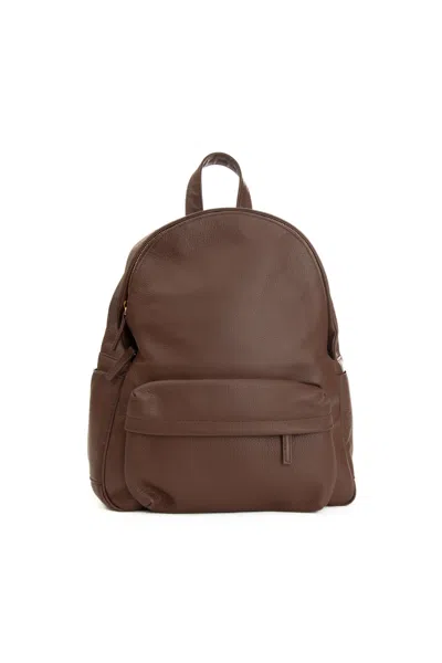 Eleventy Mini Leather Bag For Men In Brown
