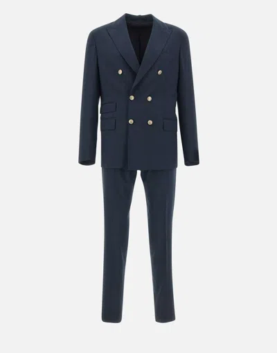 Eleventy Navy Cool Wool Suit