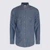 Eleventy Navy Cotton Shirt