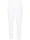 Eleventy New York Tapered Trousers In White