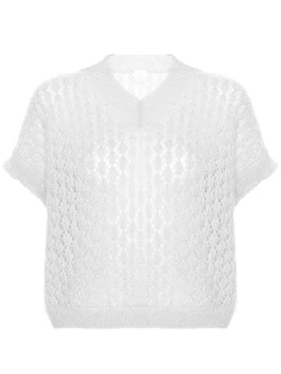 ELEVENTY NO SLEEVES V NECK KNITWEAR