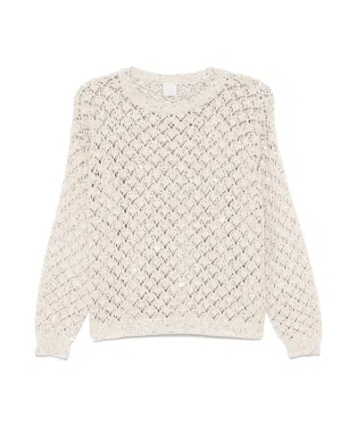 ELEVENTY OPEN-KNIT SWEATER