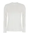 Eleventy White Crewneck T-shirt In White