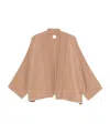 Eleventy Open-front Cardigan In Brown