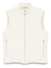 Eleventy Padded Gilet In Neutrals