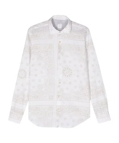 ELEVENTY PAISLEY-PRINT BUTTON-UP SHIRT