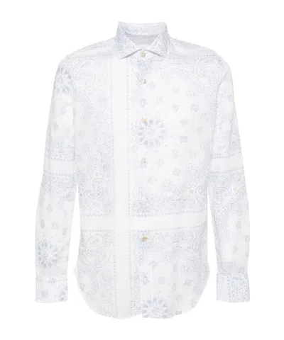 ELEVENTY PAISLEY-PRINT SHIRT