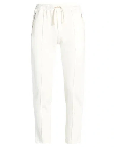 Eleventy Paltinum Man Pants White Size M Cotton, Polyamide