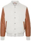 Eleventy Panelled Bomber Jacket In Grey