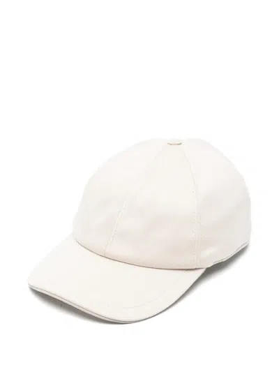 Eleventy Panelled Curved-peak Baseball Cap In Neutral