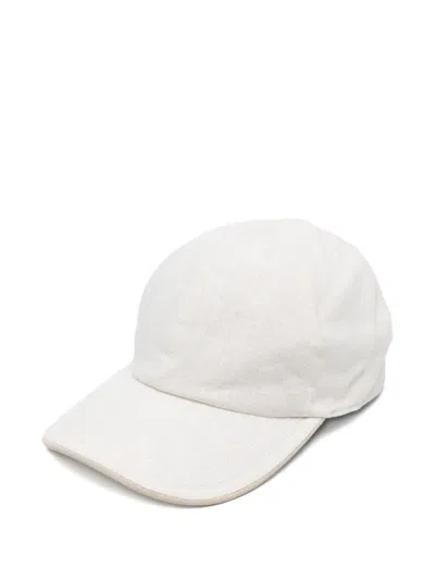 Eleventy Panelled Hat In White