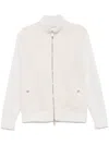 Eleventy Beige Sharkskin Jacket In 中性色