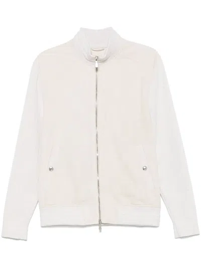 Eleventy Panelled Jacket In Beige