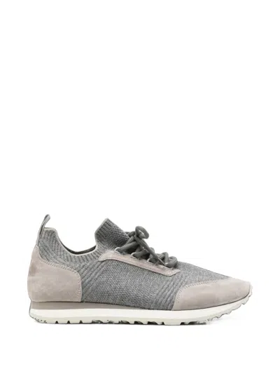 Eleventy Panelled Knit Sneakers In Multi