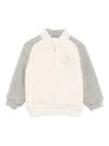 Eleventy Panelled Teddy Jacket In Neutral