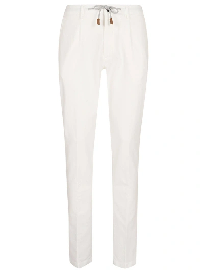 Eleventy Trouser In 01n White