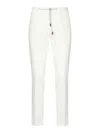 Eleventy Relaxed Fit Trousers Drawstring Waistband In White