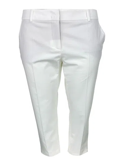 Eleventy Trousers In White