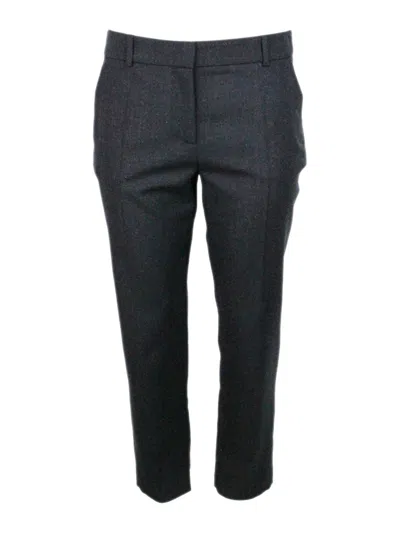 Eleventy Trousers In Black