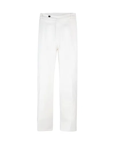 Eleventy Pantalone In Cotone Bianco