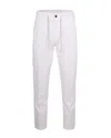 Eleventy Casual Pants With Belt Loops In White