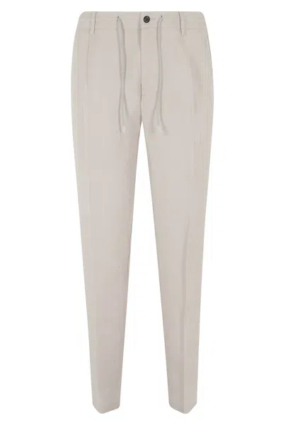 Eleventy Pantalone Jogger Elasticatura In White