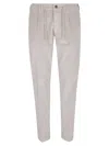 Eleventy Trousers With Drawstring Waist And Pockets In Gray