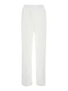Eleventy 'combat' White Trousers With Double Pence Detail In White