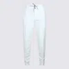 Eleventy Trousers Featuring Elastic Waistband And Pockets In White