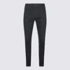 Eleventy Trousers Featuring Back And Side Pockets In Black