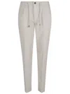Eleventy Trousers With Back Pockets And Button Detail
