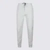 Eleventy Trousers Featuring Elastic Waistband And Pockets In White