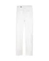 Eleventy White Cotton Trousers