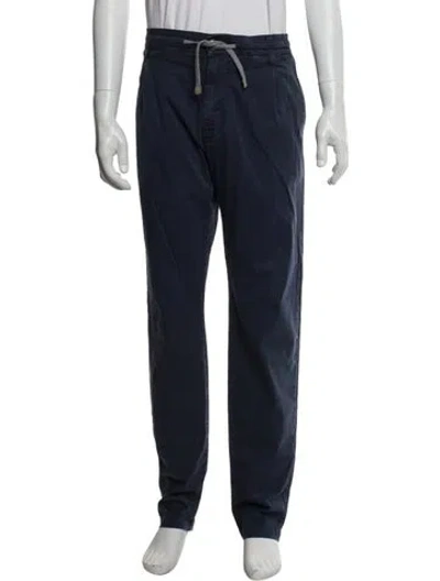 Pre-owned Eleventy Pants In Blue