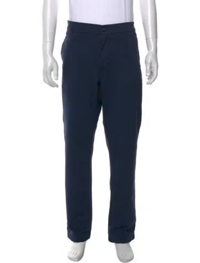 Pre-owned Eleventy Pants In Blue
