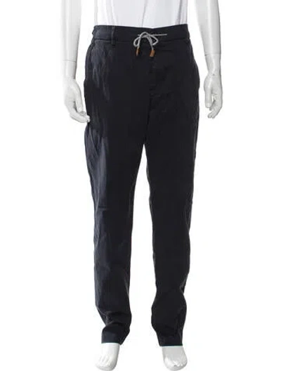 Pre-owned Eleventy Pants In Blue