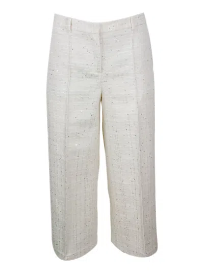 Eleventy Pants In Cream